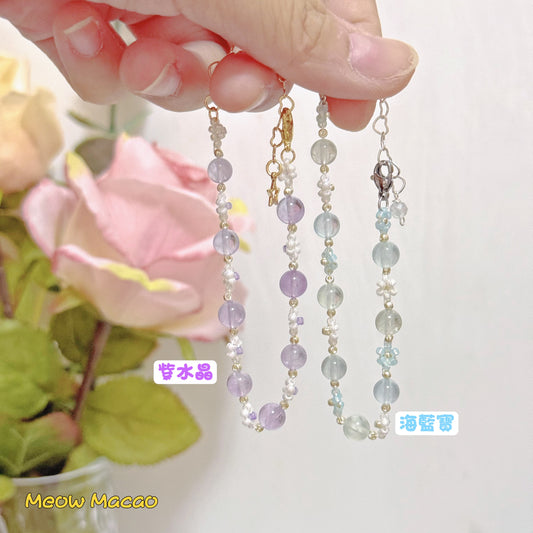 花花水晶手鏈