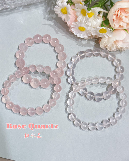 溫柔淺粉粉水晶｜愛與人緣之石💗