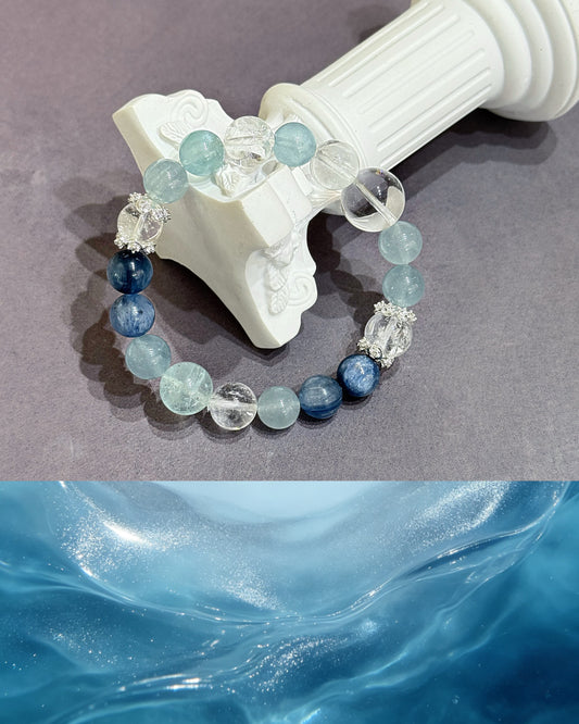 冰海敘事｜藍晶×海藍寶×白水晶